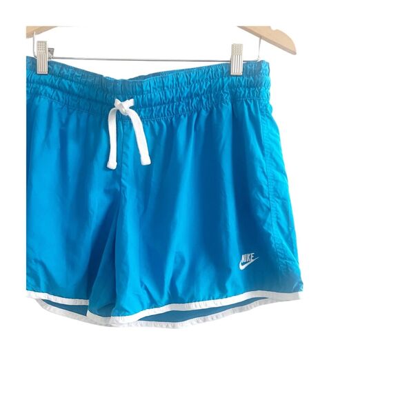 Nike Women’s Retro Active Running Shorts Turquoise Size Large Lined Gym - Picture 4 of 10
